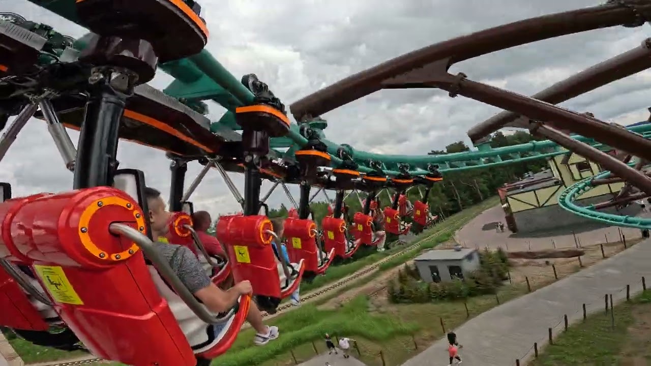 Park Rozrywki Hossoland - rollercoaster Aurora on ride 1