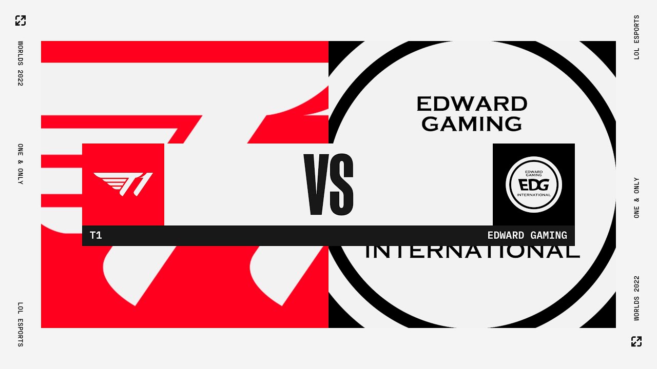 T1 VS EDWARD GAMING - GRUPOS 1 - WORLDS - 2022 - LEAGUE OF LEGENDS