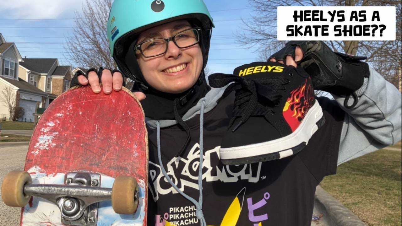 skating heelys as a skate shoe??