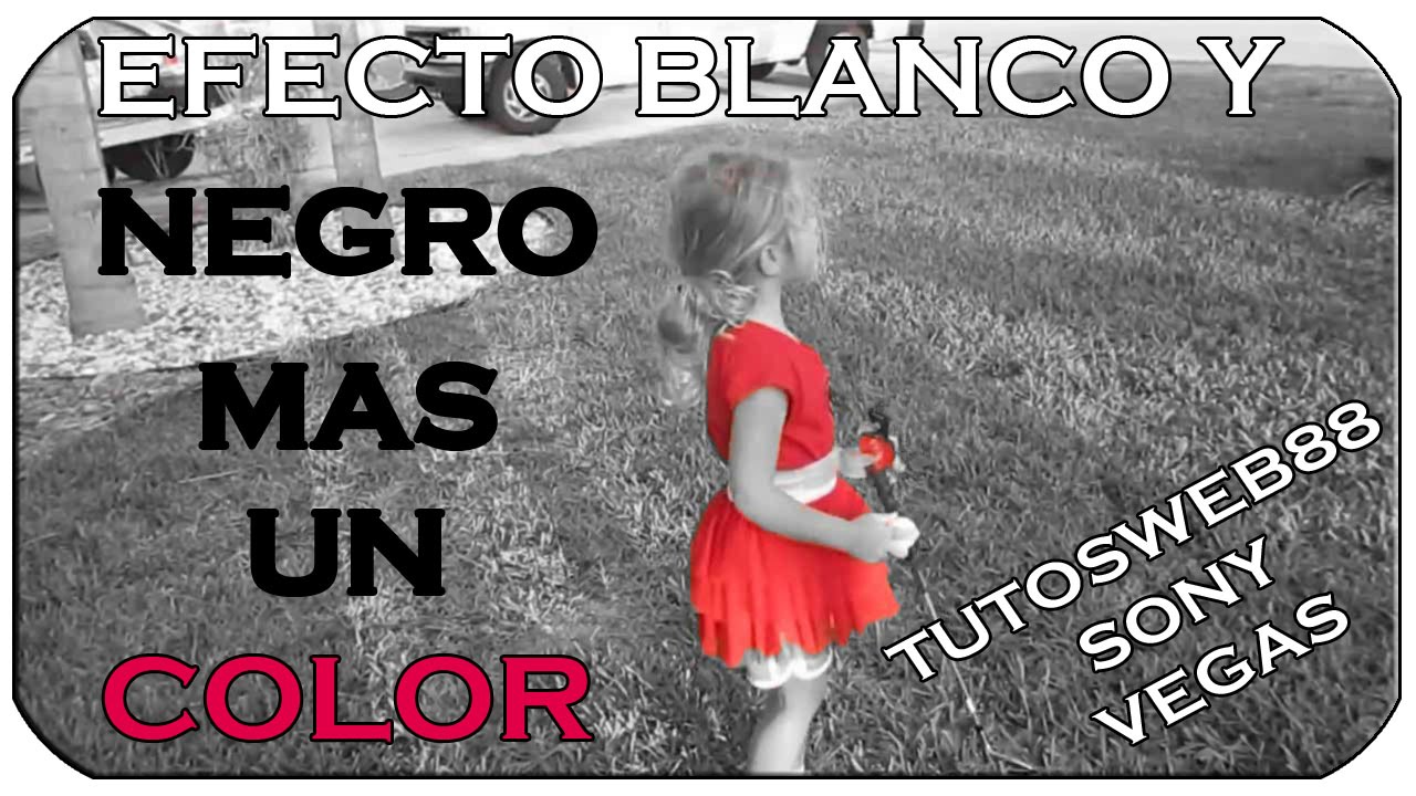 Efecto vídeo blanco y negro más un color Sony Vegas ᴛᴜᴛᴏʀɪᴀʟ