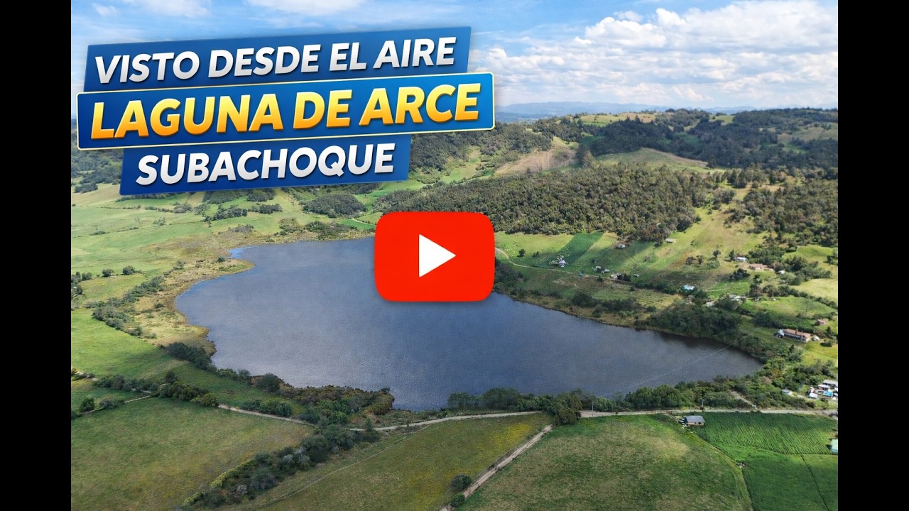 Lago de Arce desde el cielo | El santuario oculto de Subachoque en | Dron 4K