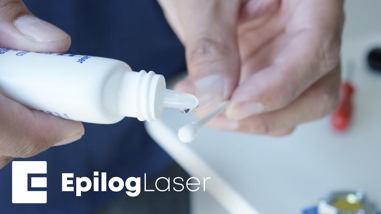 Cleaning the Epilog Mini/Helix Optics
