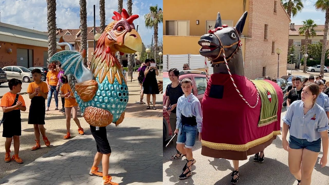 La Mulassa petita, el Basilisc petit, Carmen la Bombera i els Gegantons (5a Jornada Veïnal)
