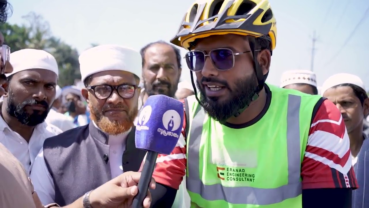 മലപ്പുറത്ത് നിന്നും സൈക്കിളിൽ സമ്മേളന നഗരിയിലേക്ക്
