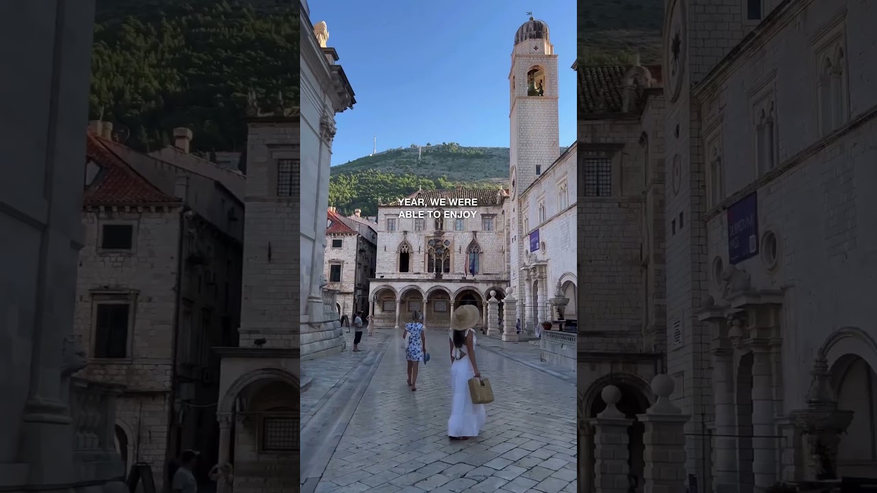 This is why Dubrovnik is so crowded & expensive #dubrovnik #croatia #montenegro