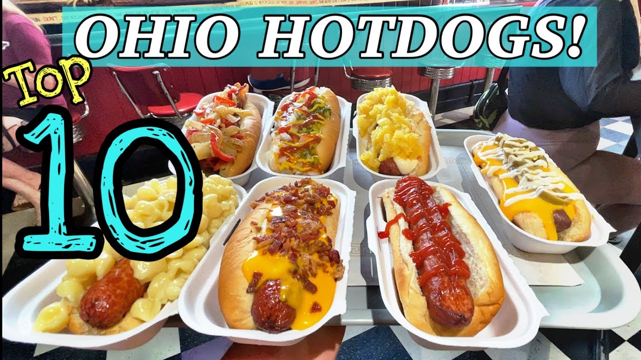 BEST HOT DOGS IN OHIO! - Top 10 MUST EAT Hot Dog joints in Ohio