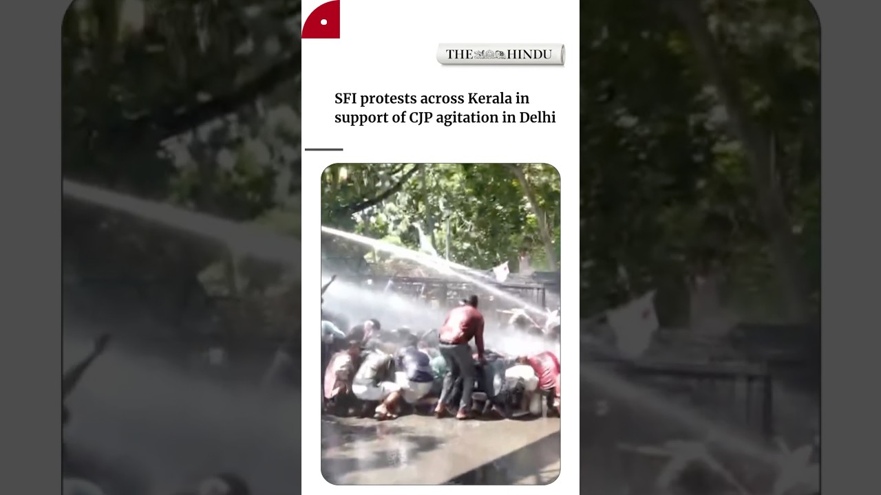 Kerala: SFI protests in support of CJP agitation
