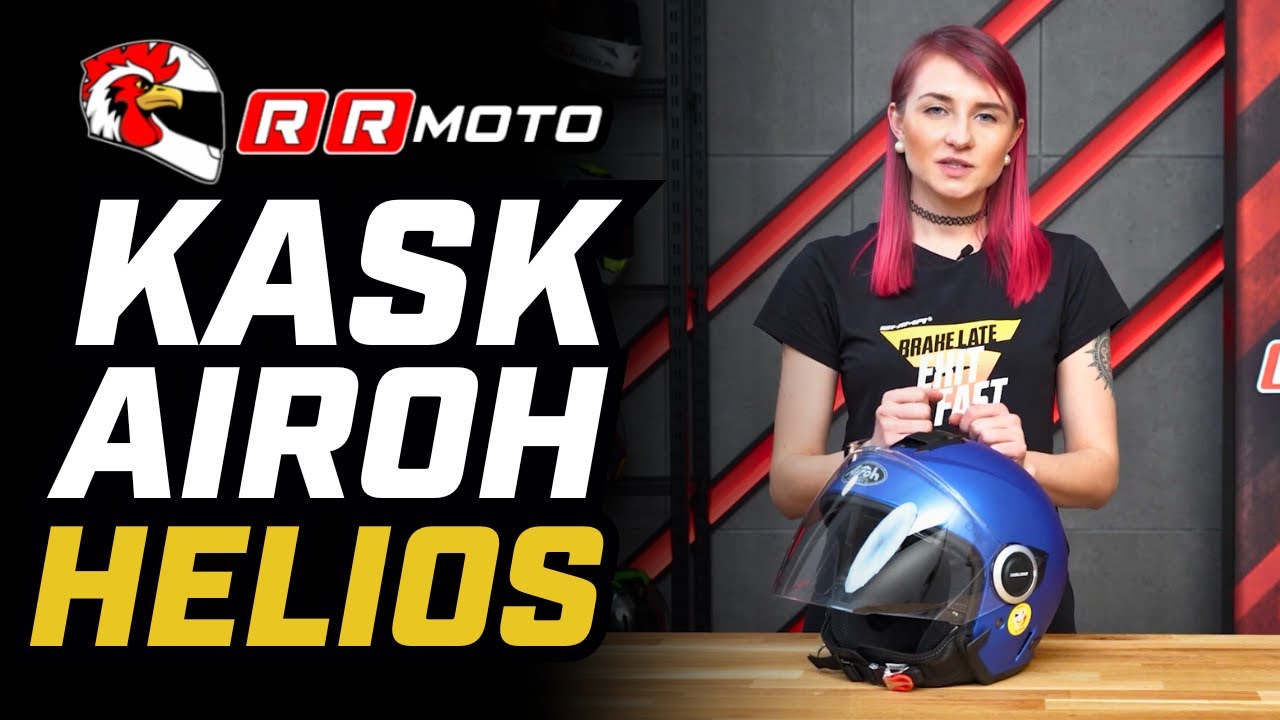 AIROH HELIOS - otwarty kask motocyklowy z blendą