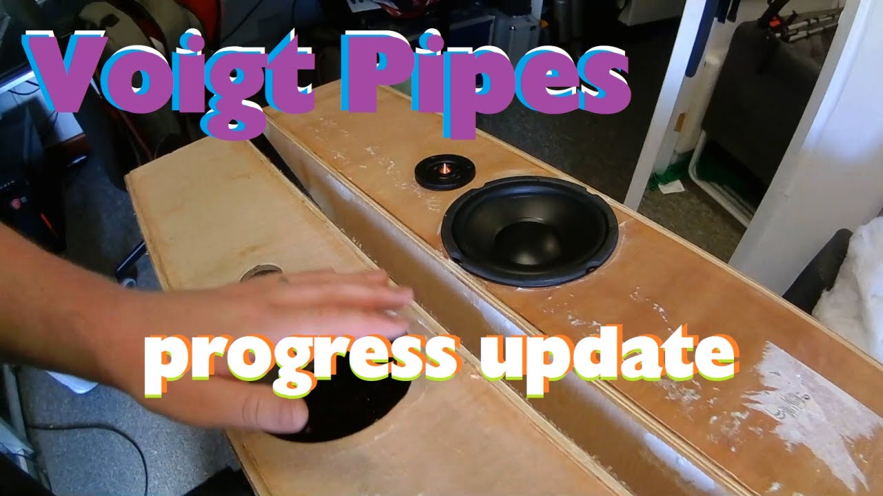 progress on the Voigt Pipes speaker build