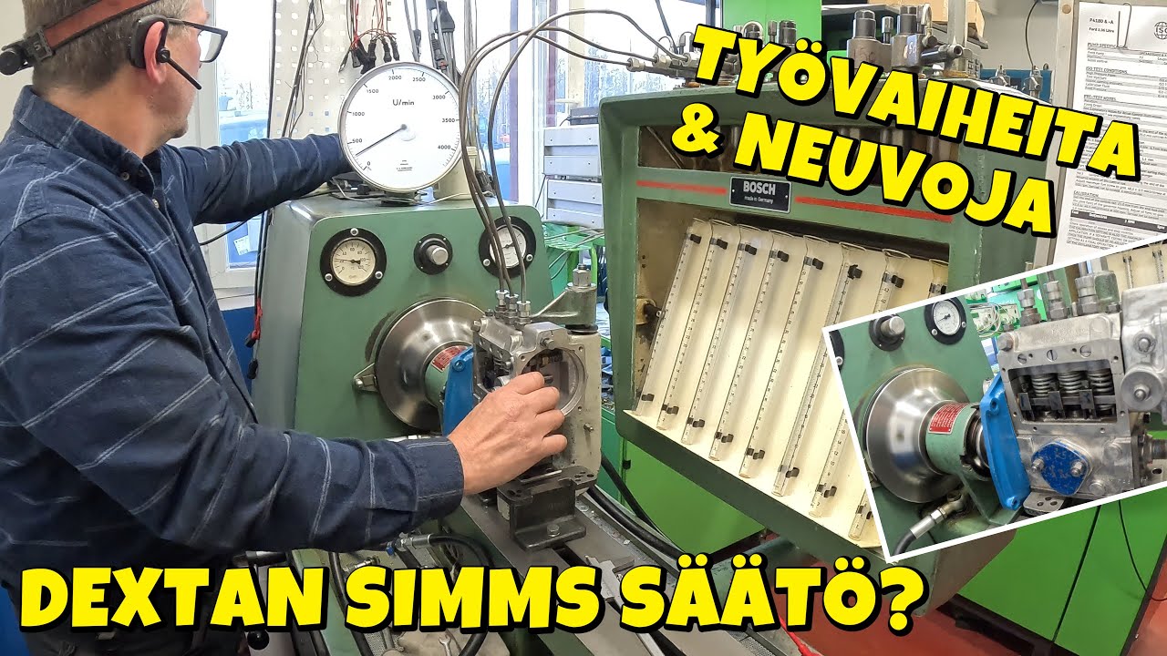 Dexta Simms Syöttöpumppu Penkitys & Säätö Oulun Dieselhuollossa