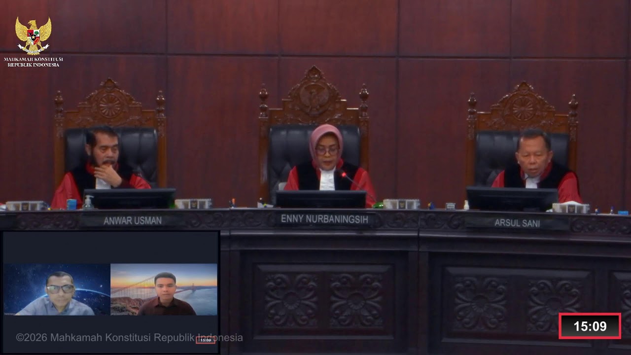Sidang Perkara Nomor 72/PUU-XXIV/2026. Kamis, 26 Februari 2026.
