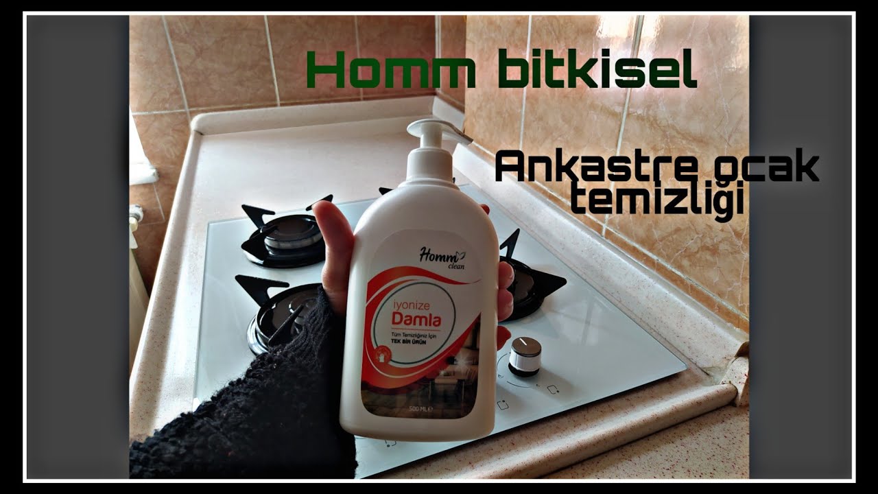 Homm bitkisel iyonize damla ile ankastre ocak temizliği/ Ankastre temizliği #temizlik #vlog #keşfet