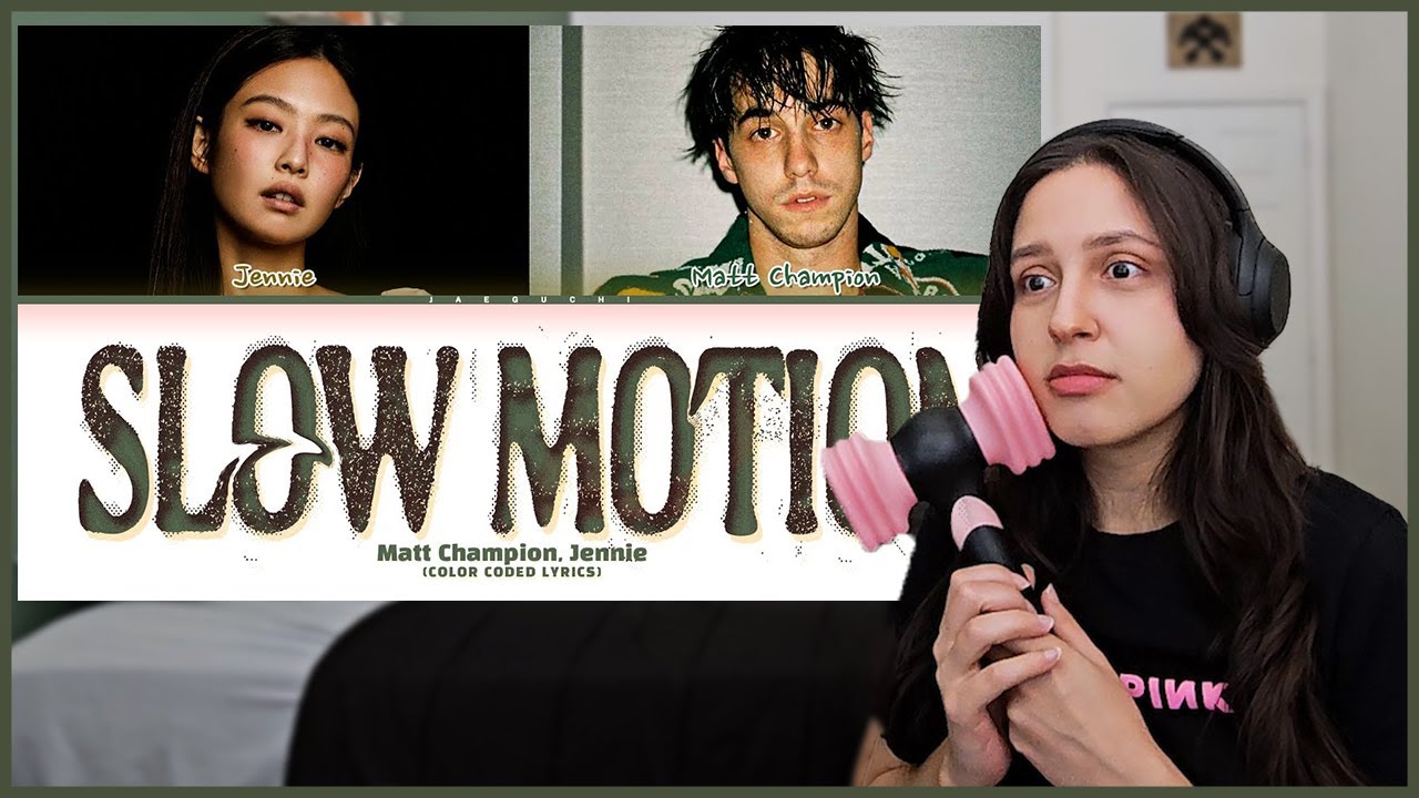 Matt Champion & JENNIE - Slow Motion | Artist Reacts