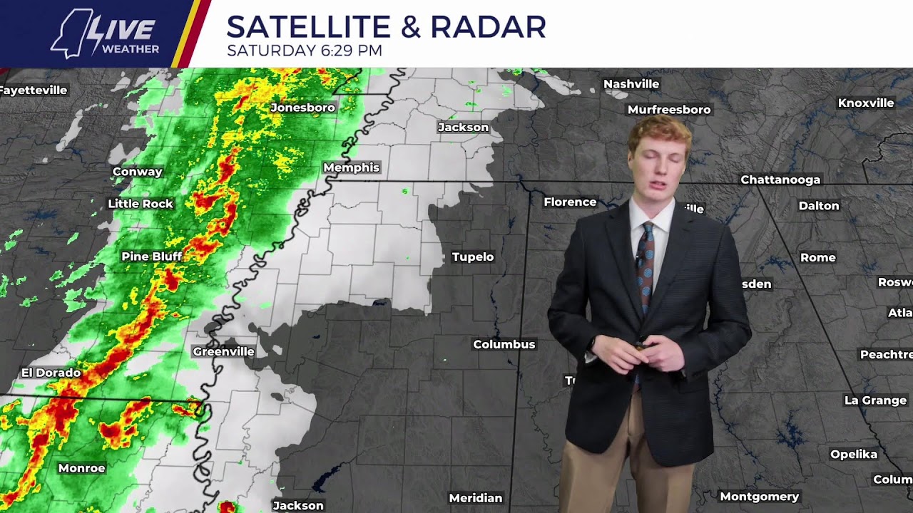 Mississippi Live Weather - at 6pm