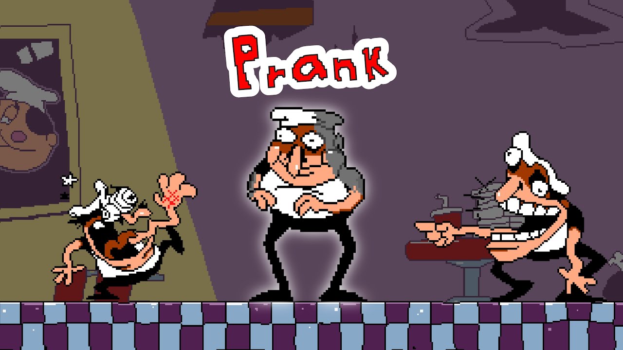 PZman: Pizza Tower but Peppino got Pranked by all the Boss