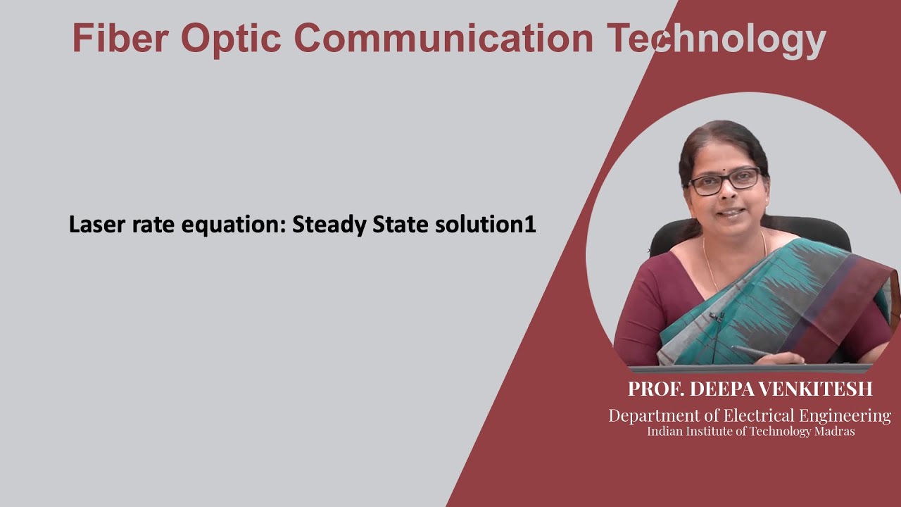 Lec 21: Laser rate equation: Steady State solution1