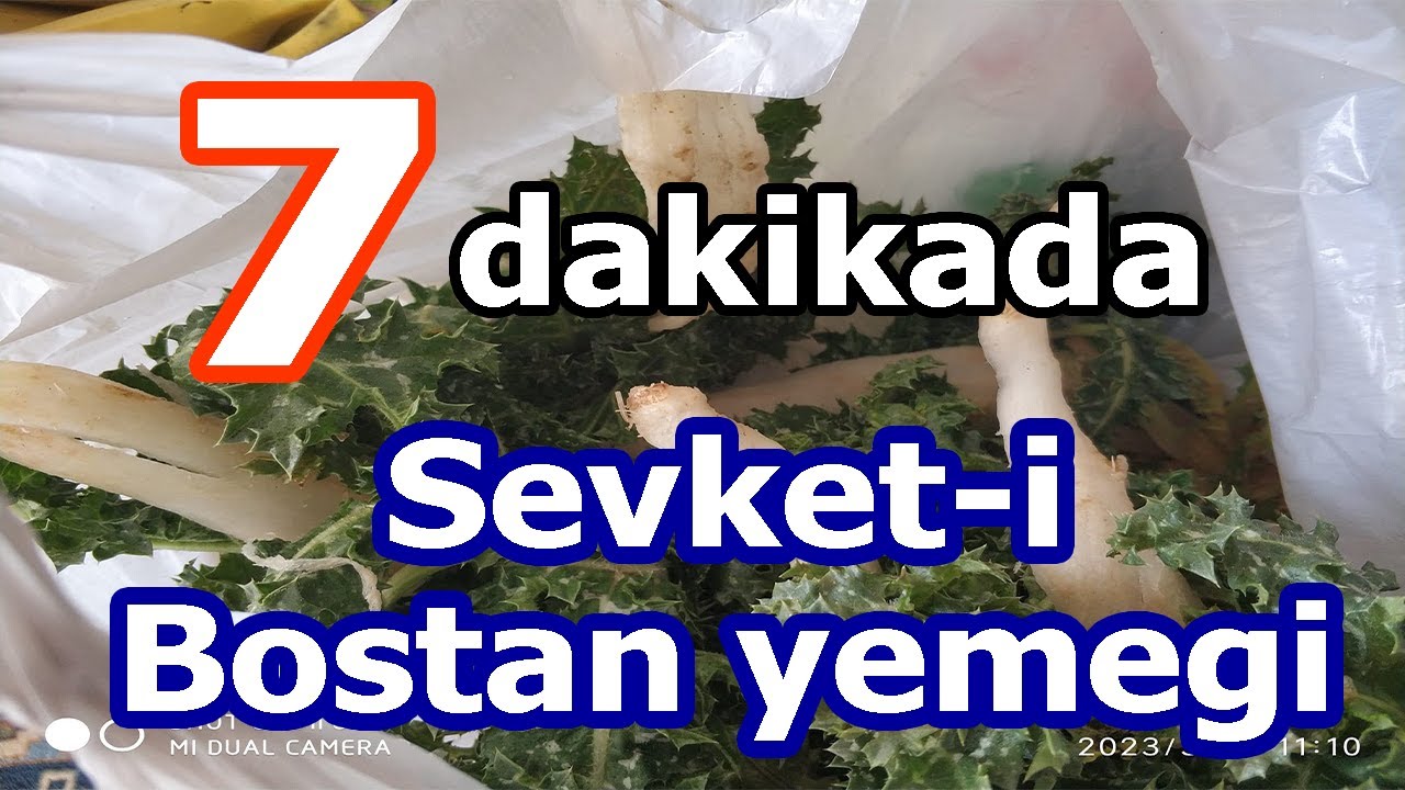 7 DAKİKADA ŞEVKET-İ BOSTAN YEMEGİ NASIL YAPILDI ?