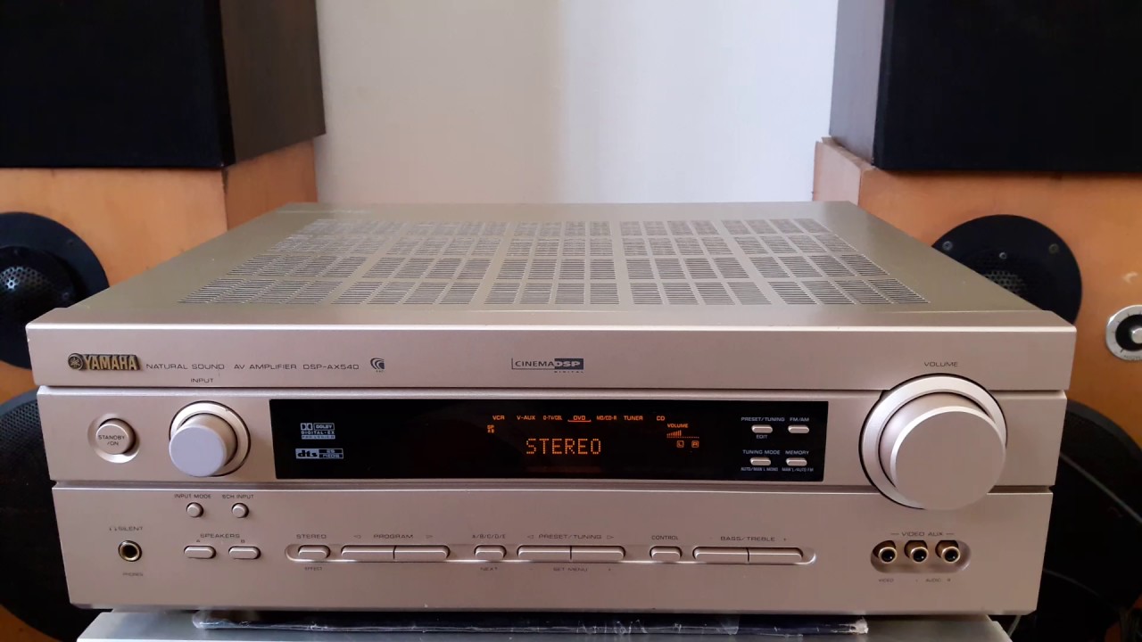 ทดสอบ แอมป์AV เสียงดี YAMAHA DSP-AX540 DTS 6.1 JAPAN