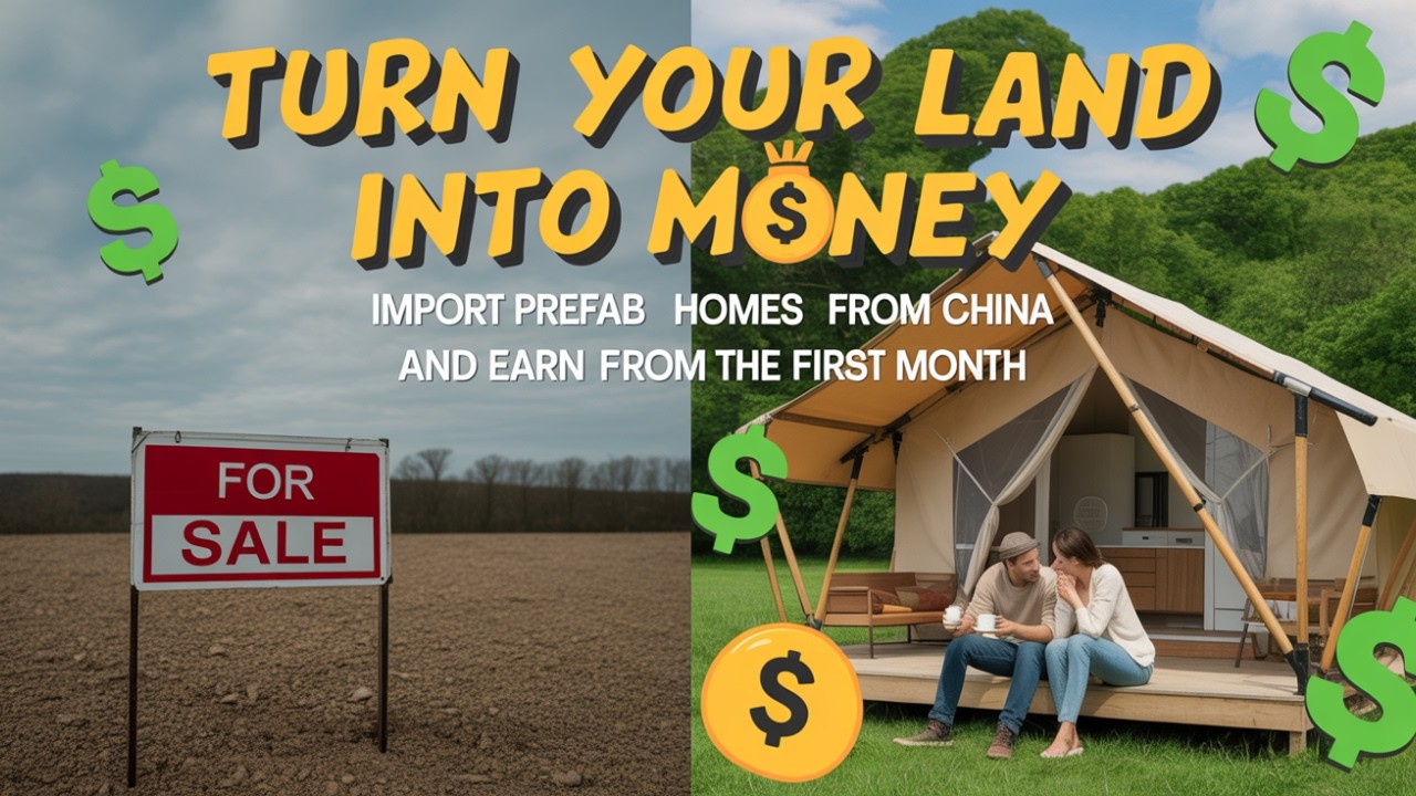 🚀 START Your GLAMPING Business with Modular Homes Imported from China &ndash; Build It from Home!