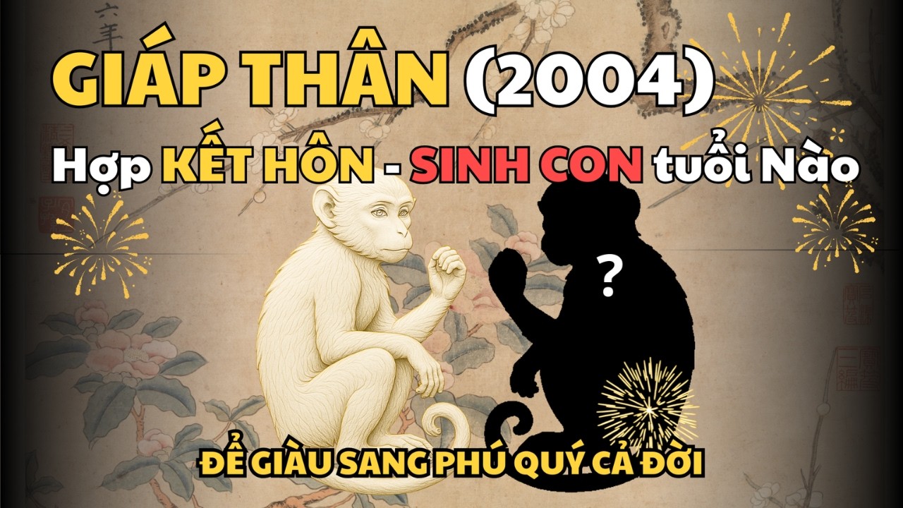 Tuổi Giáp Thân 2004 Hợp Kết Hôn, Sinh Con Tuổi Nào? | Kho Tu Vi