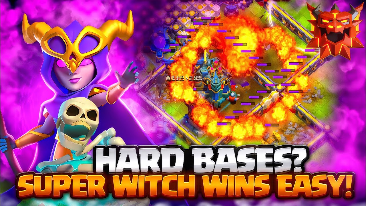 TH17 Legend League DOMINATED by Super Witch 3-Star Attacks! | Clash of Clans 2025