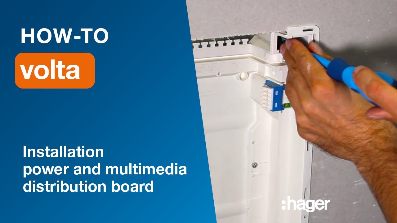 volta How-to videos. Part 2 – Distribution board installation