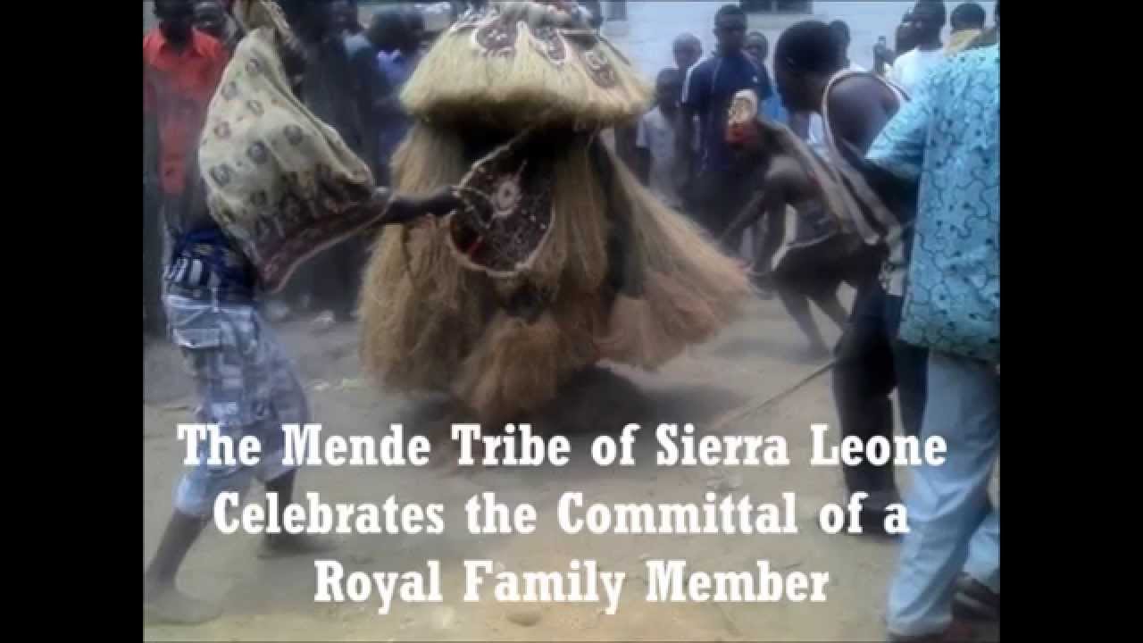 Mende Secret Poro Society of Sierra Leone -  Burial Ceremony of Albert Kanneh Jambai