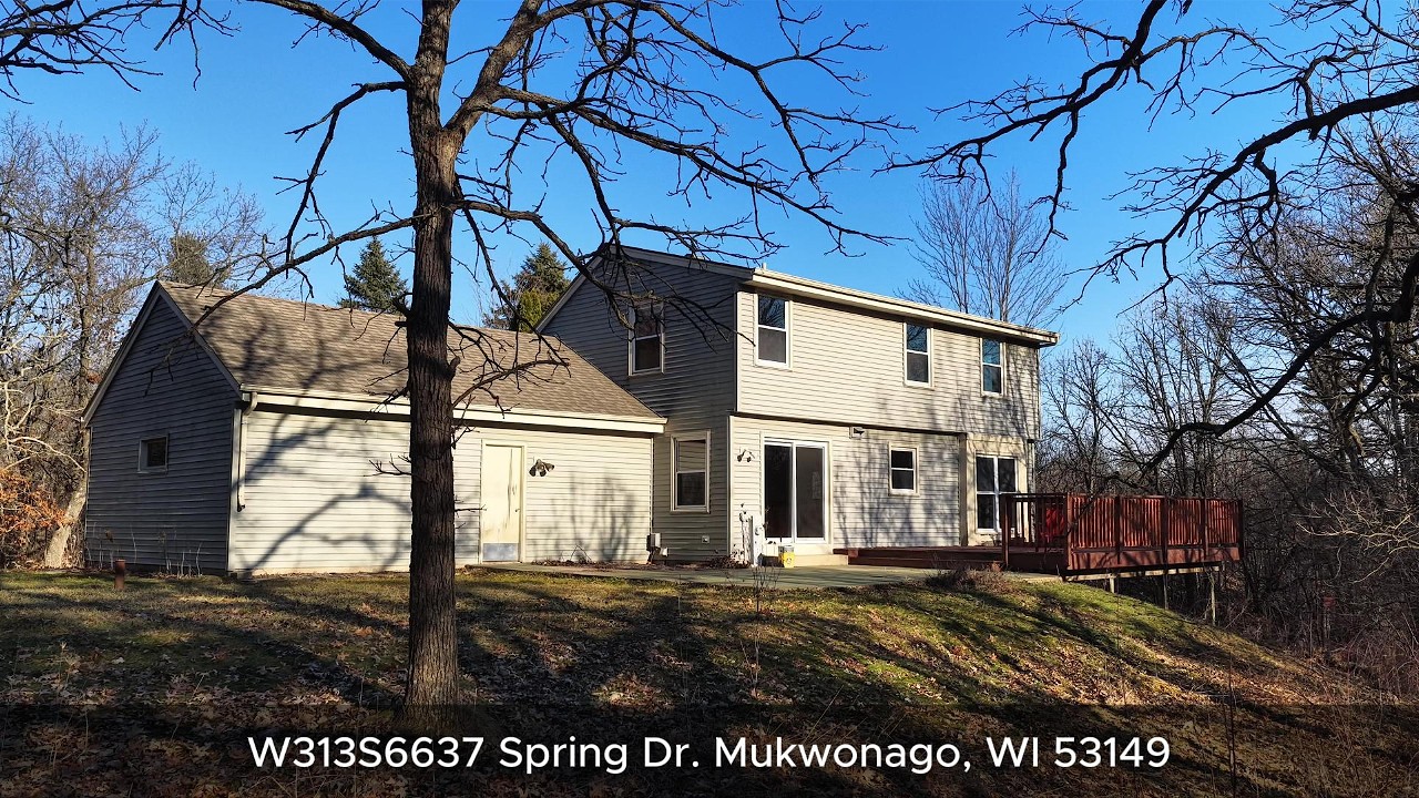 W313S6637 Spring Dr. Mukwonago, WI 53149 | Real Estate Drone Video Tour