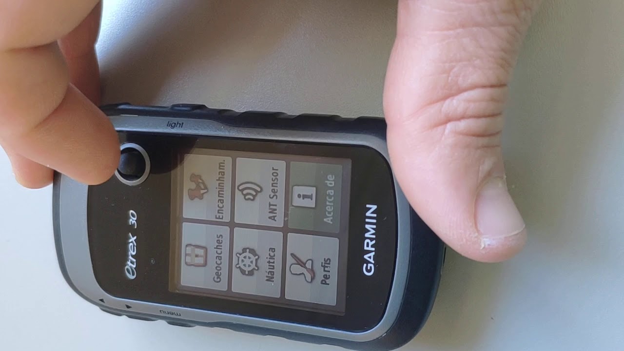 Atualização do GPS de Navegação Etrex30