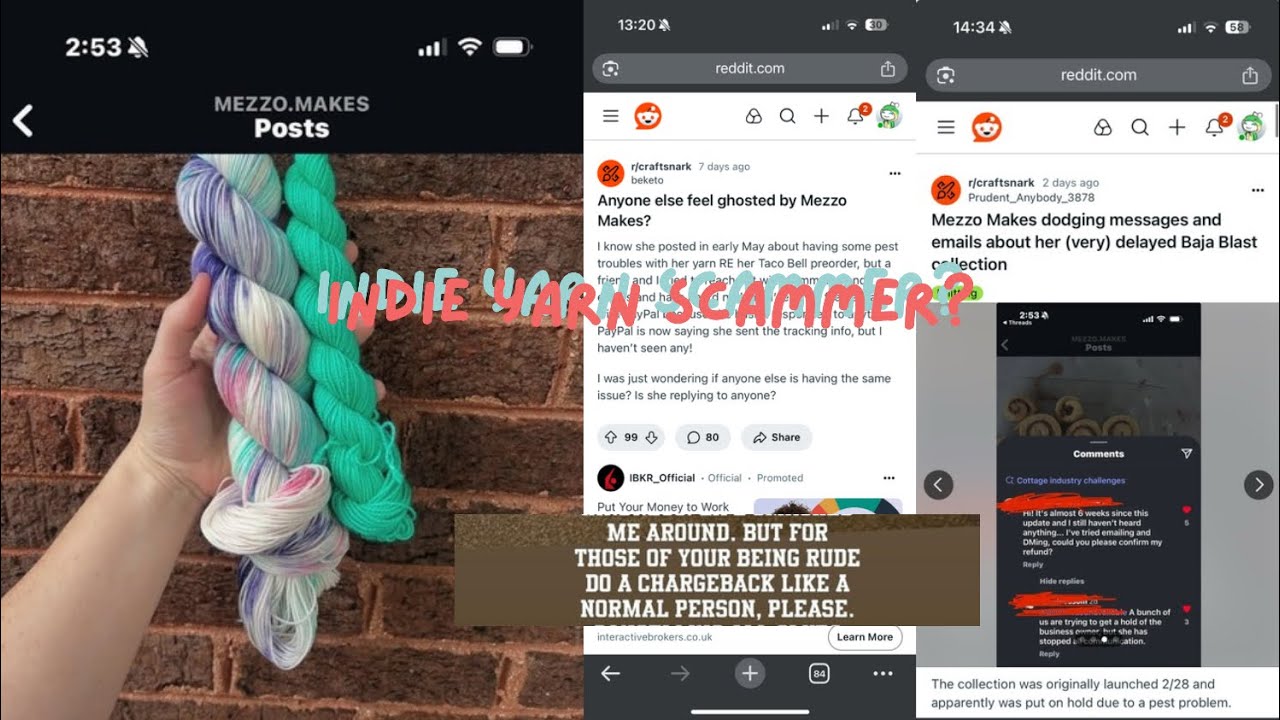 Is this indie yarn dyer scamming people? (MezzoMakes)