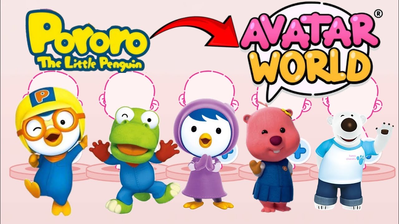 Wow‼️ How To Create Pororo And Friends In Pazu Avatar World #avatarworld #pororo 