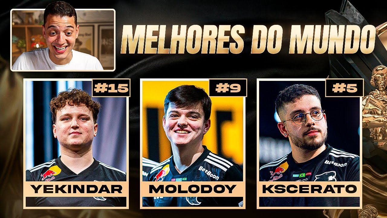 YEKINDAR NO TOP 20 MELHORES JOGADORES DA HLTV (E AINDA TEM KSCERATO E MOLODOY)
