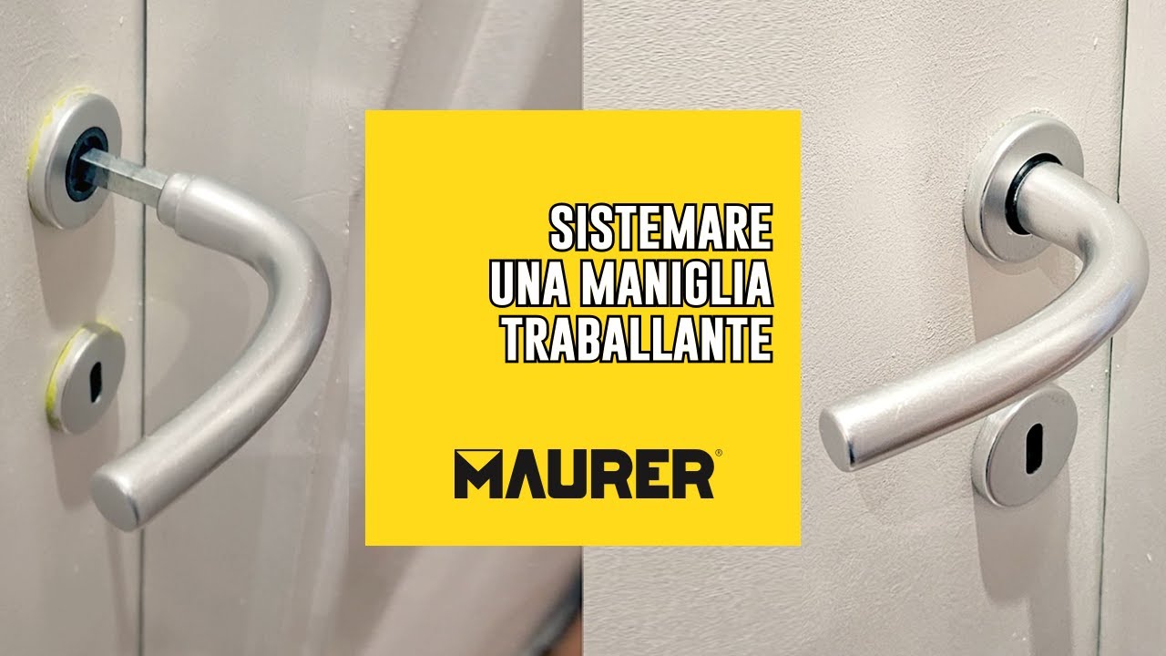 Come sistemare una maniglia traballante