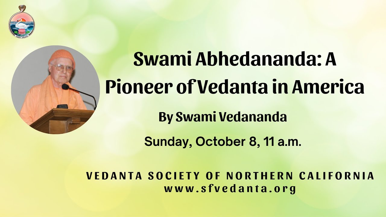 Swami Abhedananda: A Pioneer of Vedanta in America by Swami Vedananda