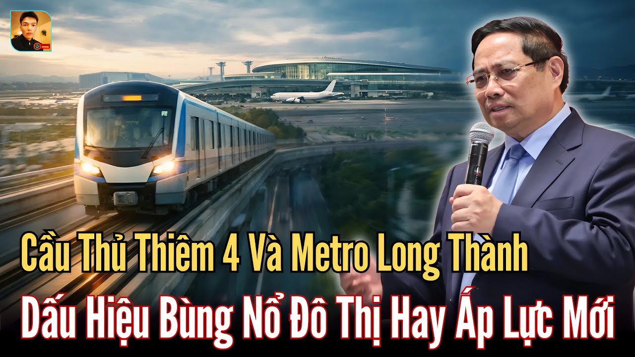 Cầu Thủ Thiêm bốn và metro Long Thành - Dấu hiệu bùng nổ đô thị hay áp lực mới đang đến gần?