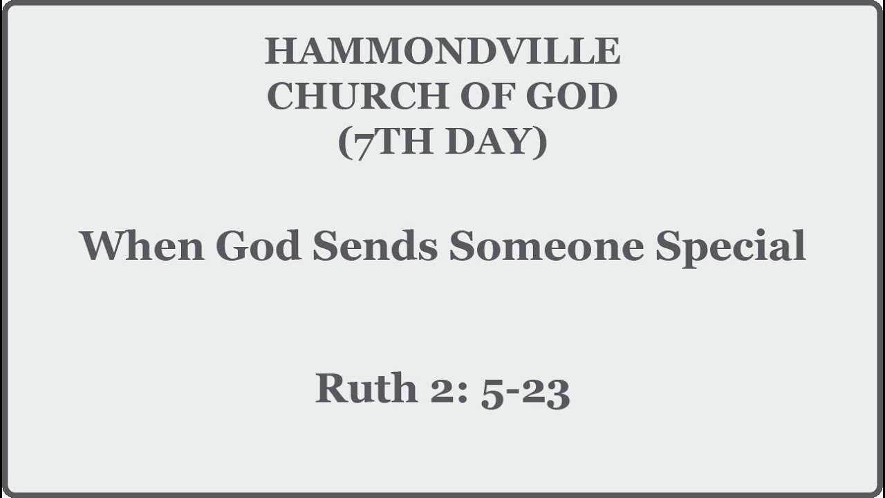 When God Sends Someone Special