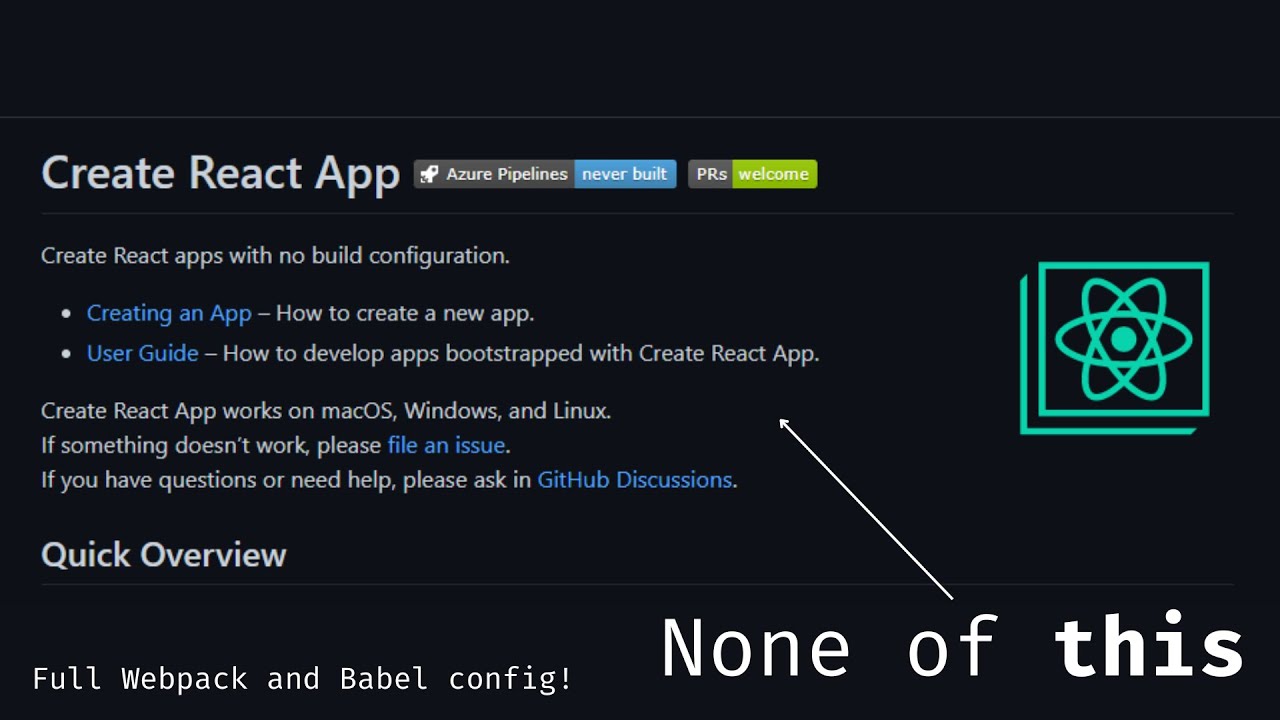 Non Create-React-App tutorial | Full Webpack and Babel config!