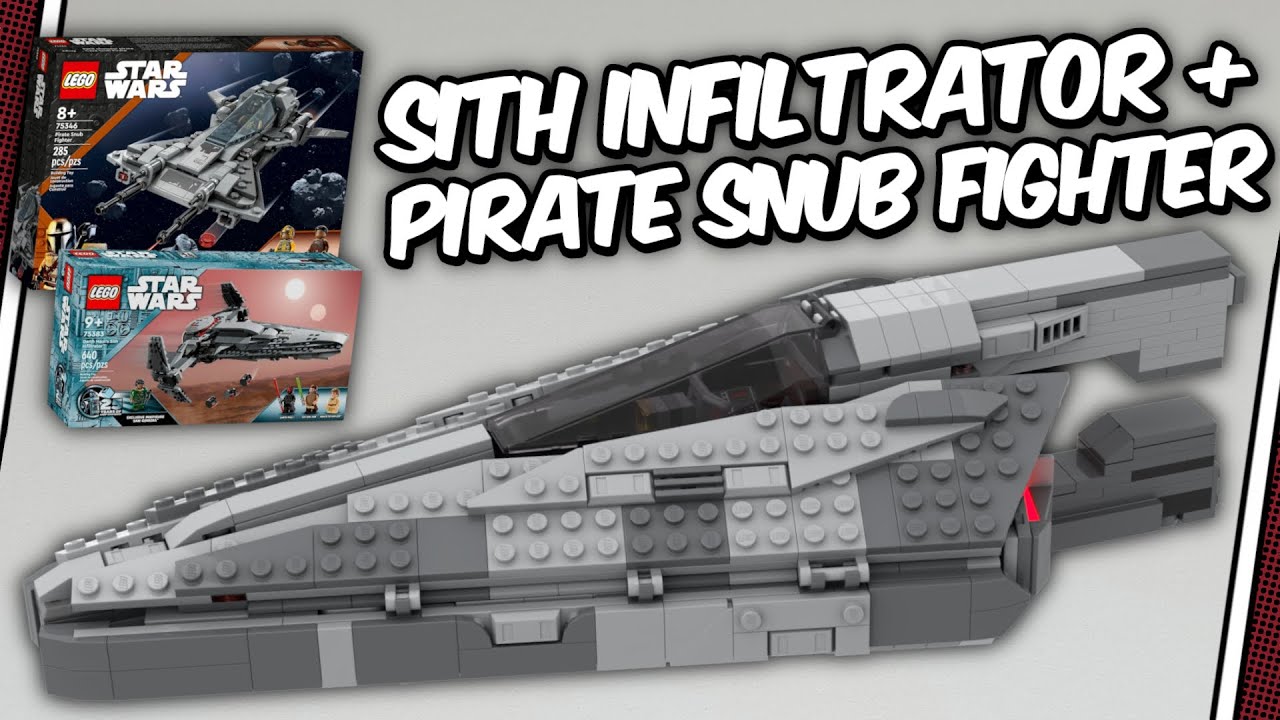 Я сделал корабль клона-убийцы из бракованной партии в качестве альтернативной сборки - 75383 + 75346