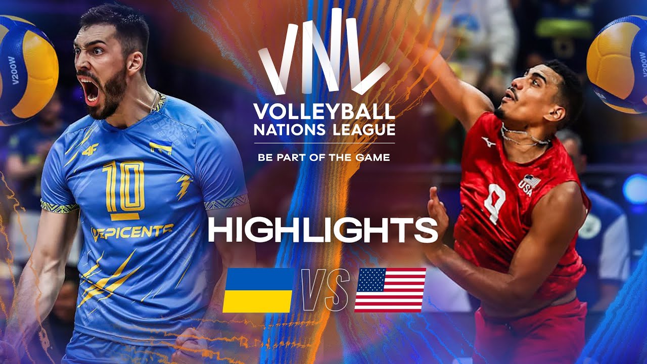 Ukraine 🇺🇦 vs. USA 🇺🇸 - Highlights | Week 1 | Men's VNL 2025