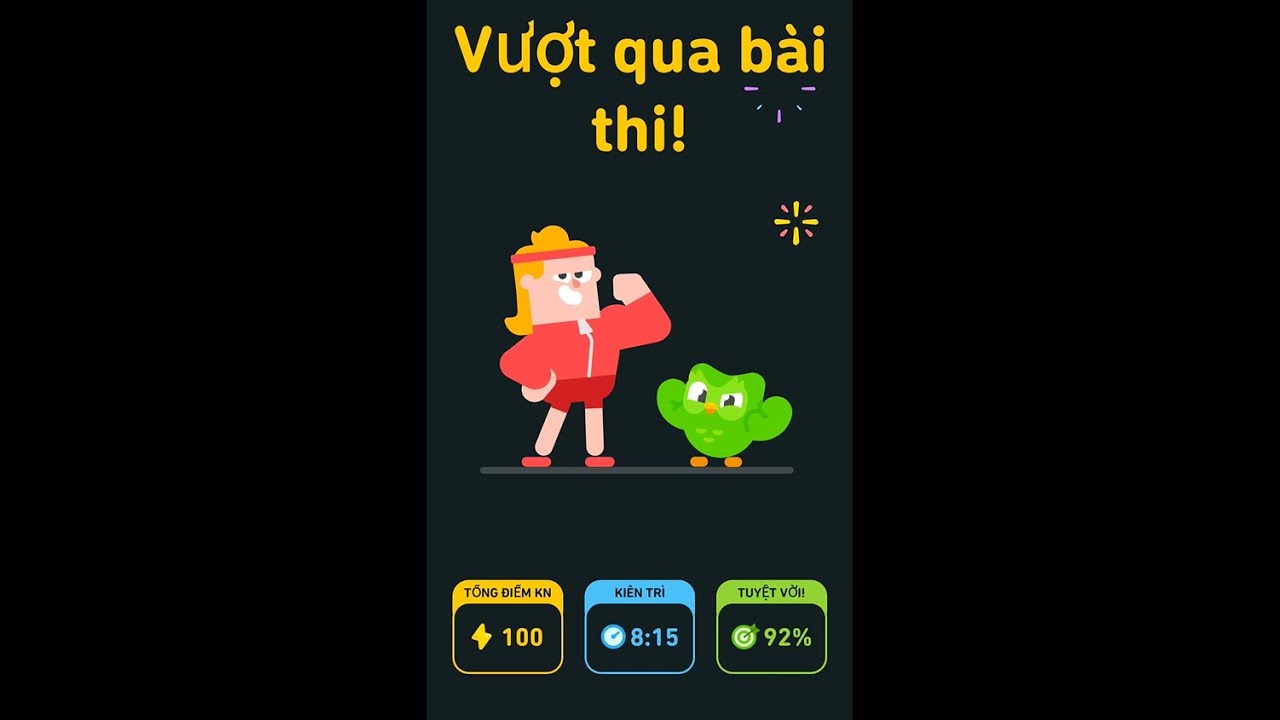 Tự học tiếng Anh với Duolingo buổi đầu tiên