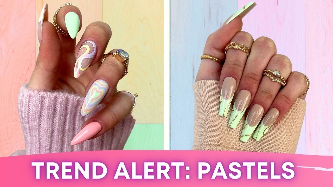 Colorful Pastel Nail Designs 🍭 (NEW 2021 Spring/Summer Trend)