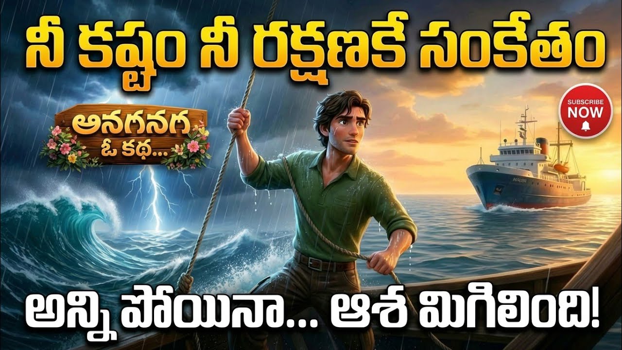 అన్నీ కోల్పోయినా…లొంగని మనసు 🌊| Inspirational story | Telugu story | Moral Story | Believe your self