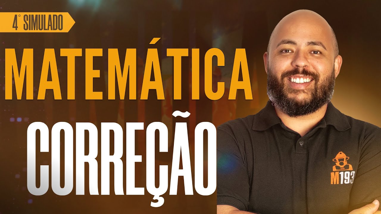 4º SIMULADO CBMDF: Matemática