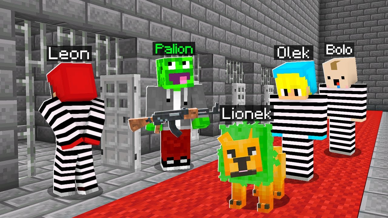 ZAMKNĄŁEM WSZYSTKICH PRZYJACIÓŁ w WIĘZIENIU w Minecraft!