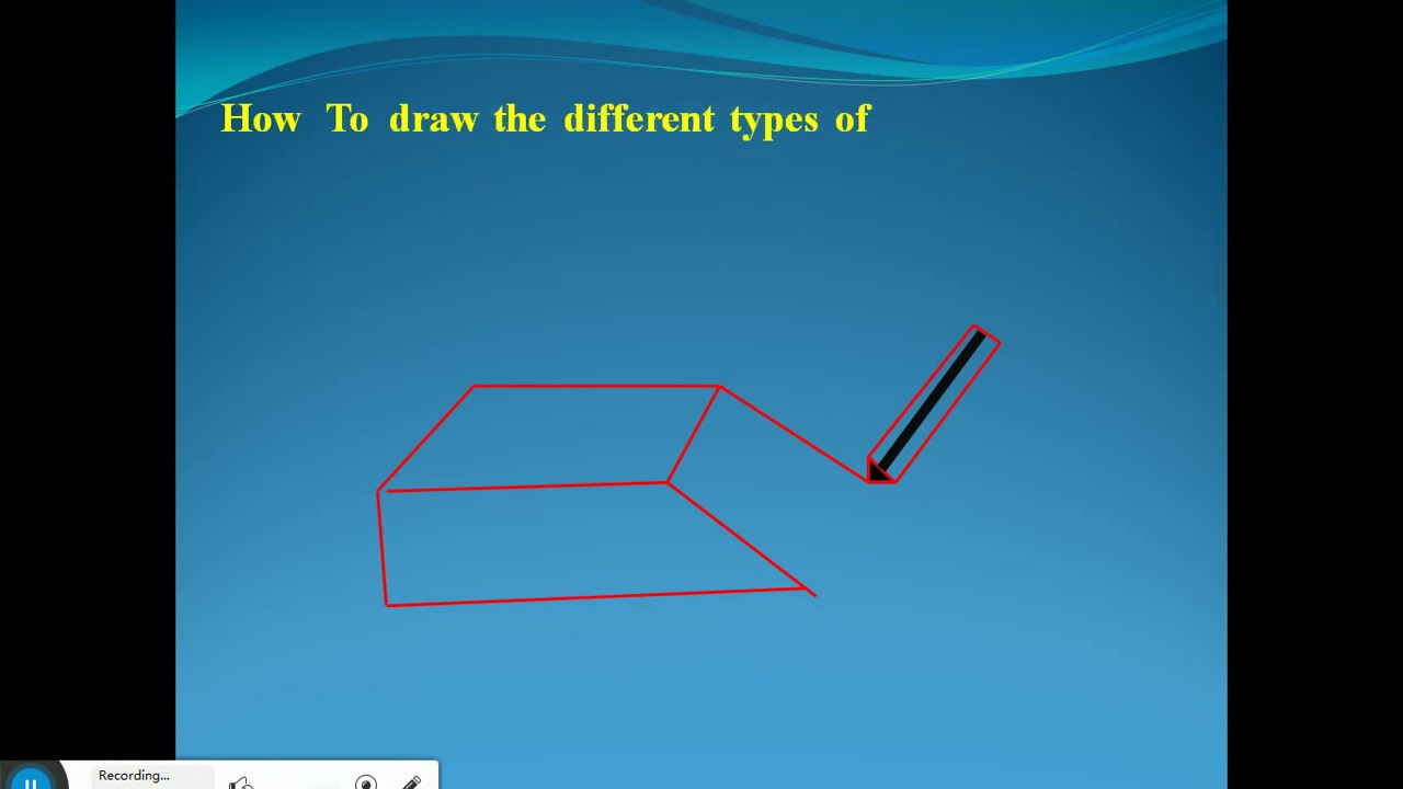 How to draw the different types of fault ( Drawing part - I )
