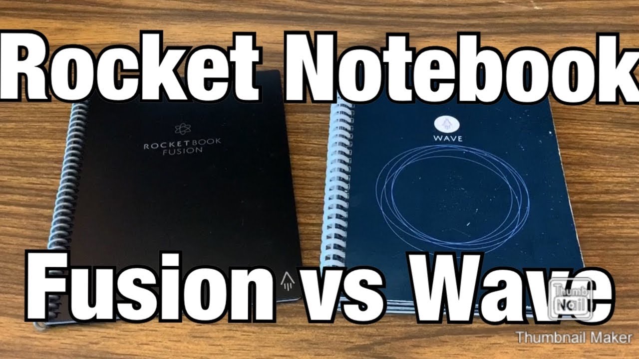 Erasable Rocket Notebooks - Fusion vs Wave
