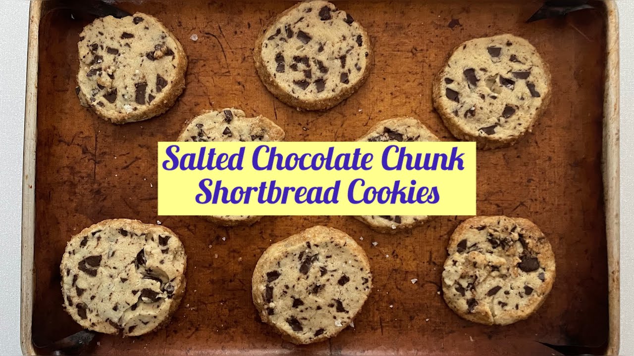 Trying Alison Roman’s Salted Chocolate Chunk Shortbread Cookies
