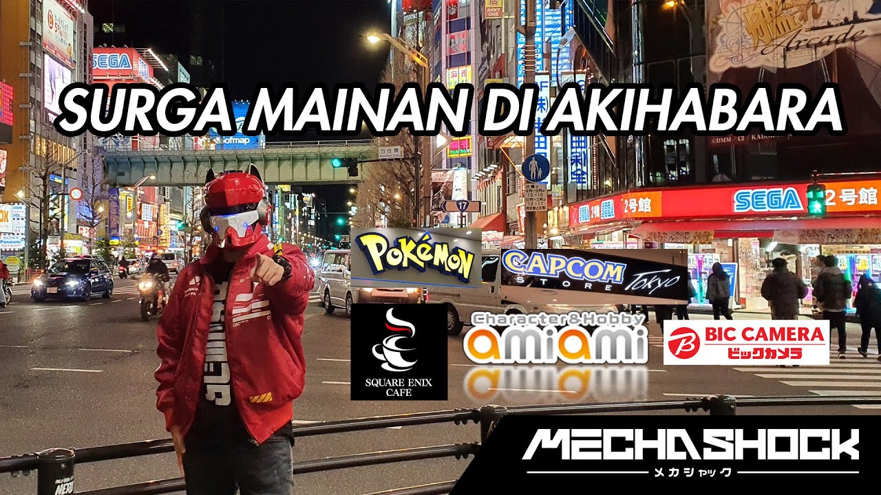 AKIHABARA SURGA TOKO MAINAN DI JEPANG, SQUAREENIX CAFE, CAPCOM STORE  DAN GACHA LAGI FEAT BOSS MULTI