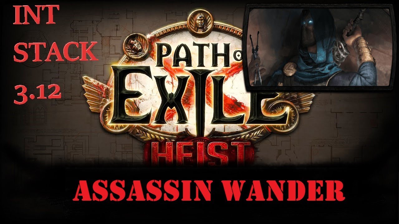 Path of exile. Ассассин перелив энергии интелект стакер. Assassin wander int stack power siphon
