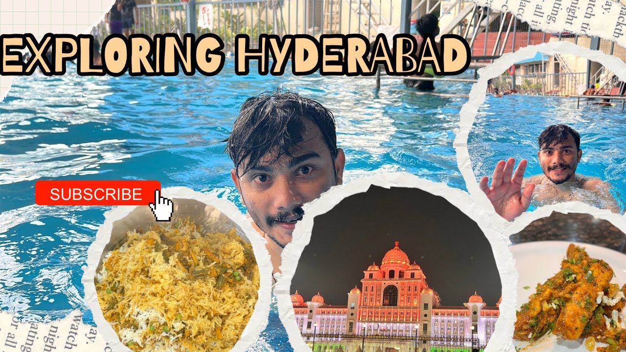Hyderabad की सैर | Secretariat से Biryani Hunt तक 🤤 Hussain Sagar Laser Magic!”